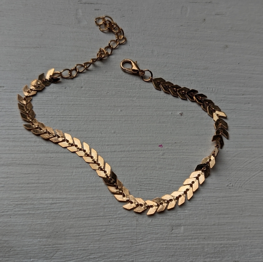 Gold tone bracelets